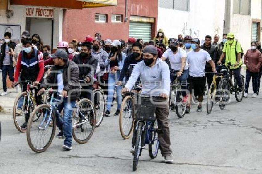 CORTEJO FÚNEBRE CICLISTA