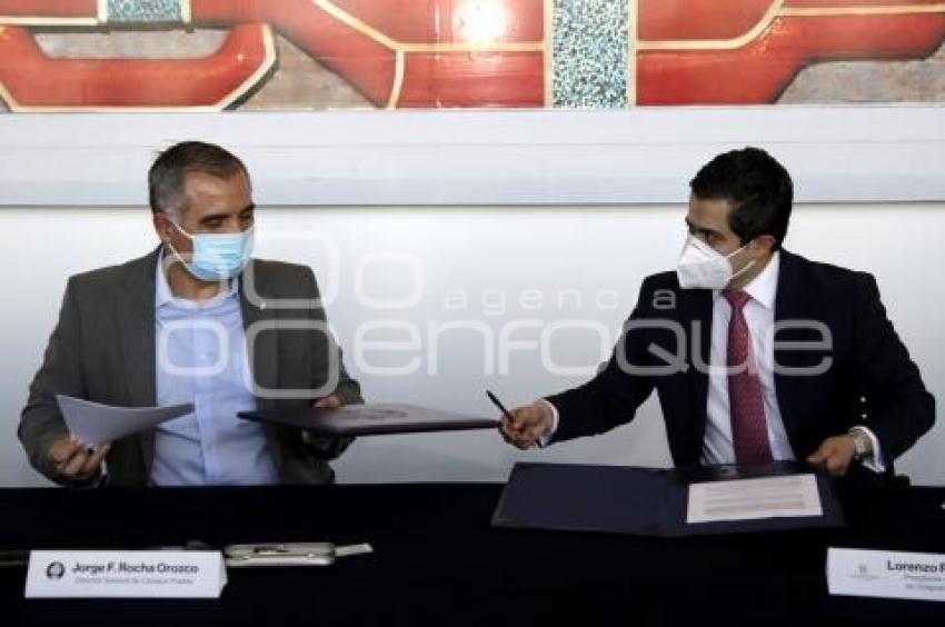 FIRMA DE CONVENIO . ITESM CHIGNAHUAPAN