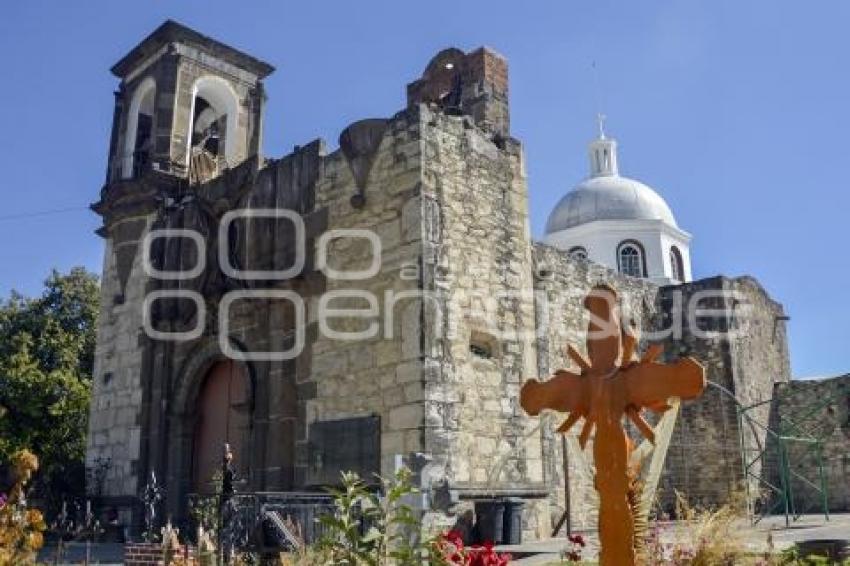 TLAXCALA . IGLESIA SAN FRANCISCO OCOTELULCO