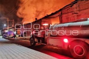 TLAXCALA . INCENDIO TEXTILERA