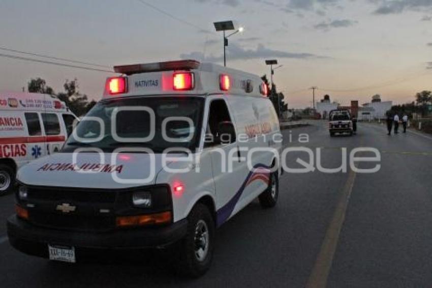 TLAXCALA . ACCIDENTE MOTOCICLISTA