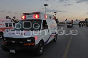 TLAXCALA . ACCIDENTE MOTOCICLISTA