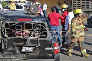 TLAXCALA . ACCIDENTE CARRETERO