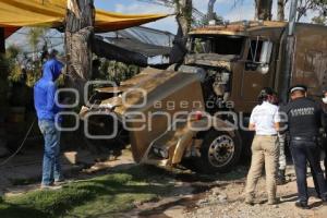 TLAXCALA . ACCIDENTE CARRETERO