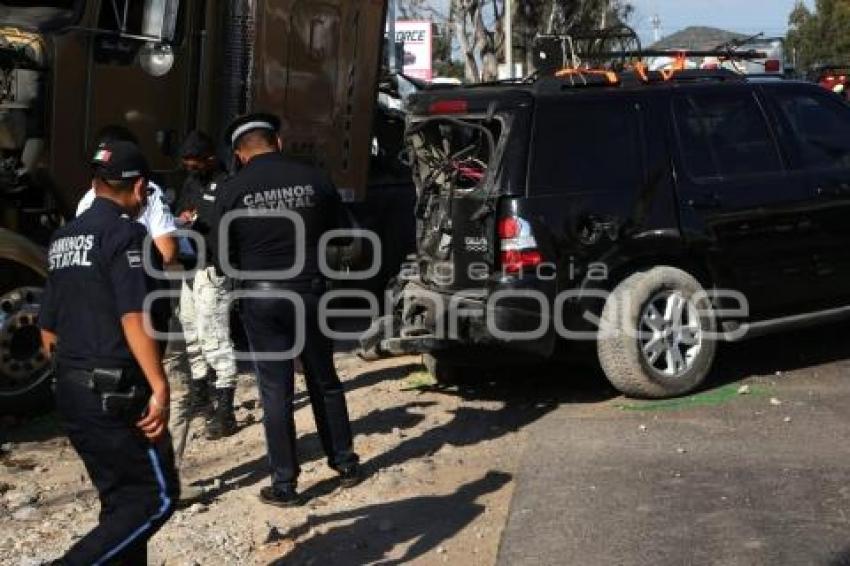 TLAXCALA . ACCIDENTE CARRETERO