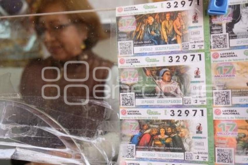 TLAXCALA . BOLETO LOTERIA NACIONAL