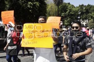 PROTESTA . MERCADO 5 DE MAYO