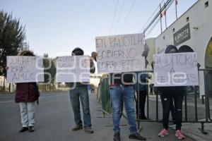 TLAXCALA . MANIFESTACIÓN VISITA AMLO