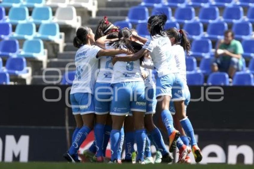 FÚTBOL FEMENIL . PUEBLA VS XOLAS