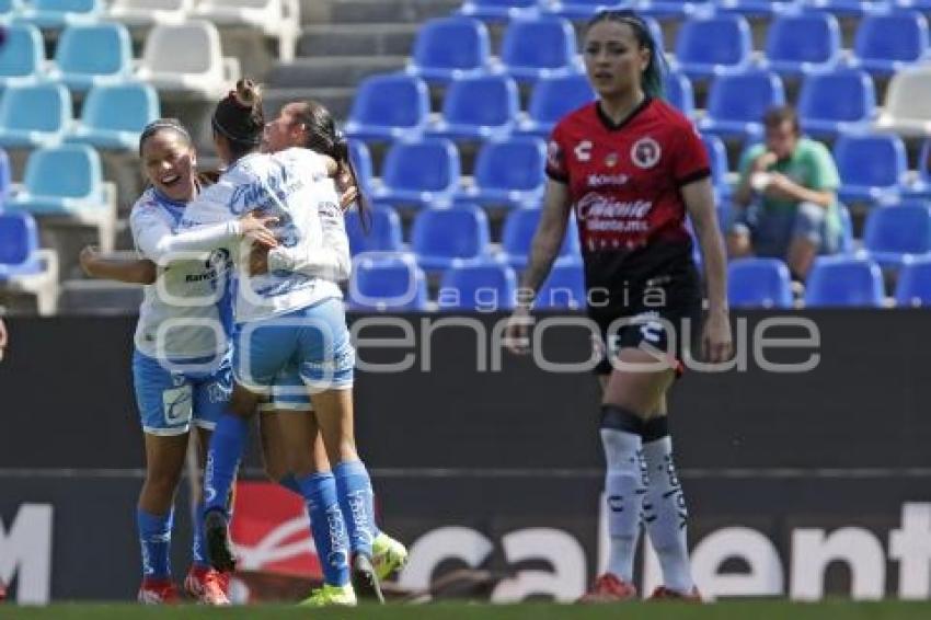 FÚTBOL FEMENIL . PUEBLA VS XOLAS