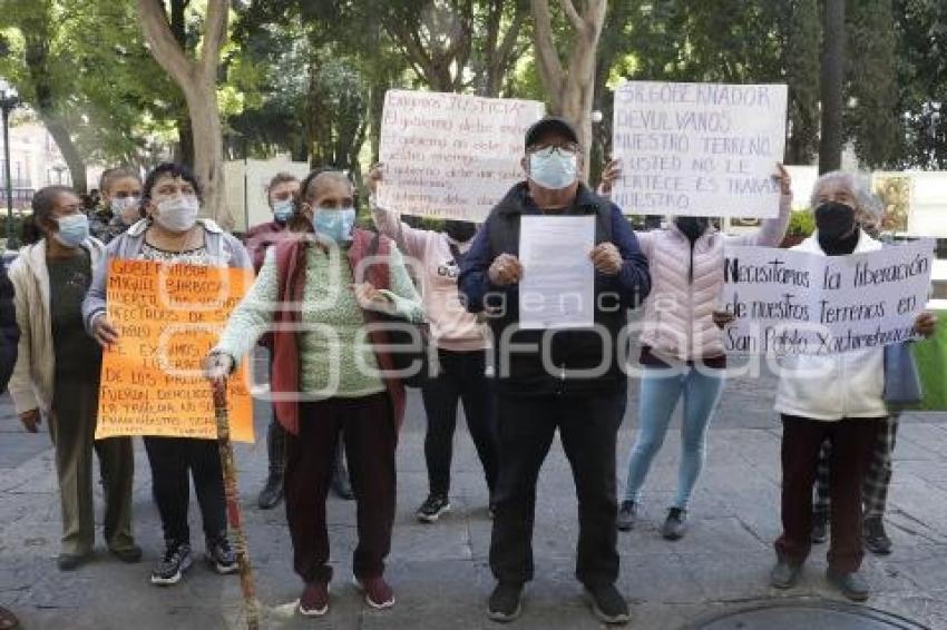 MANIFESTACIÓN .  SAN PABLO XOCHIMEHUACÁN