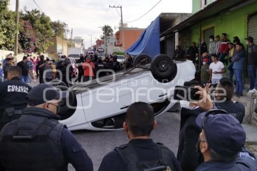 TLAXCALA . INTENTO DE LINCHAMIENTO