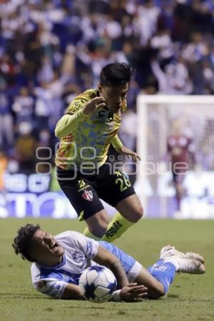 FÚTBOL . CLUB PUEBLA VS ATLAS