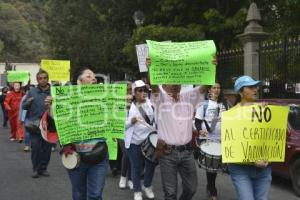 TLAXCALA . MANIFESTACIÓN VACUNA COVID-19