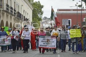 TLAXCALA . MANIFESTACIÓN VACUNA COVID-19