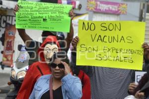 TLAXCALA . MANIFESTACIÓN VACUNA COVID-19