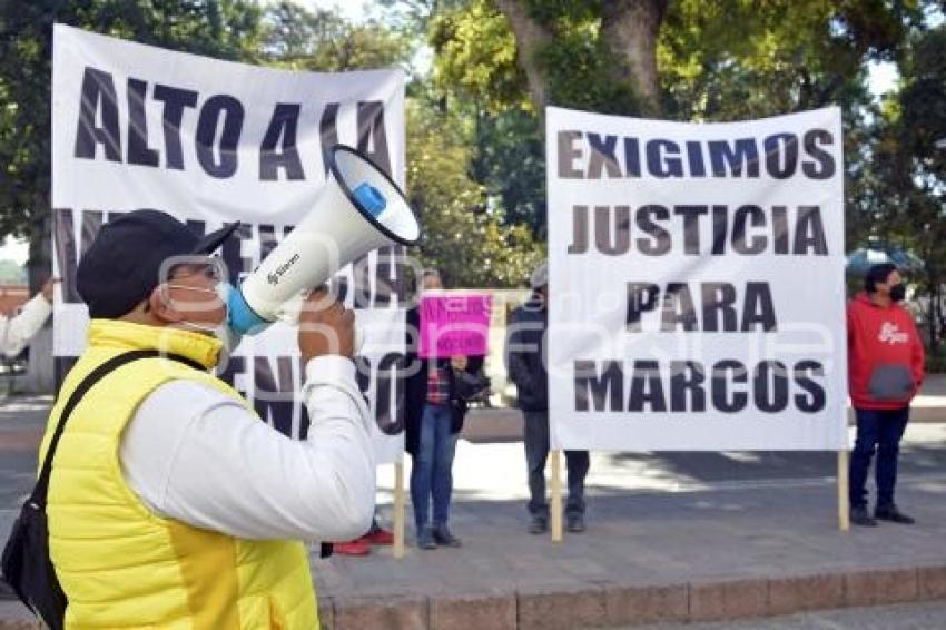 TLAXCALA . MANIFESTACIÓN EN APOYO MARCOS N.