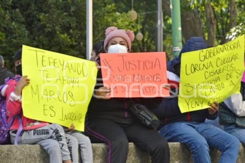 TLAXCALA . MANIFESTACIÓN EN APOYO MARCOS N.