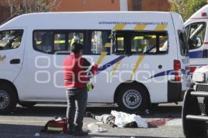 TLAXCALA . ACCIDENTE TRANSPORTE PÚBLICO