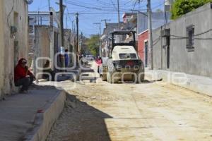 TEHUACÁN . PAVIMENTACIÓN CALLES