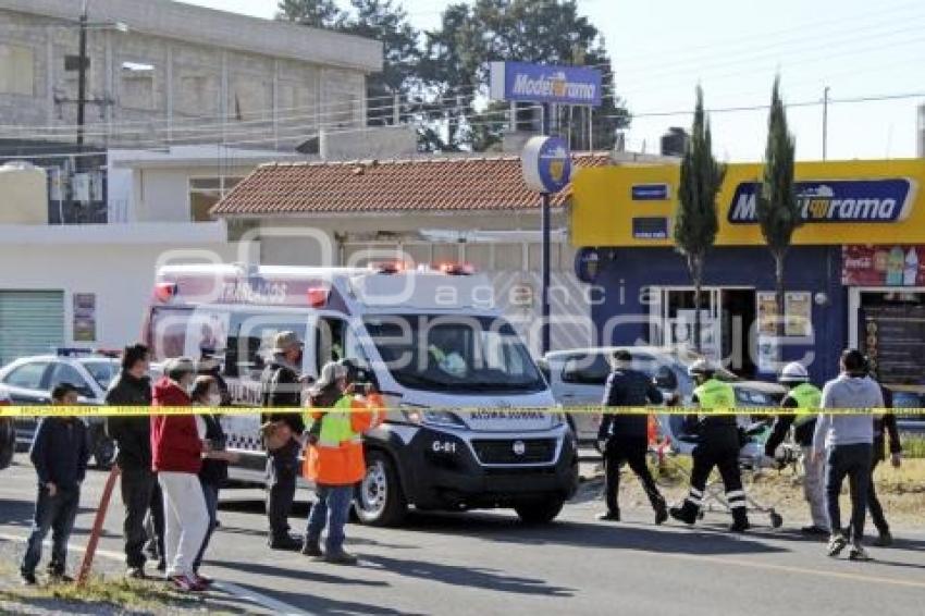 TLAXCALA . ACCIDENTE TRANSPORTE PÚBLICO