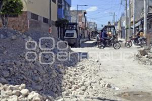 TEHUACÁN . PAVIMENTACIÓN CALLES