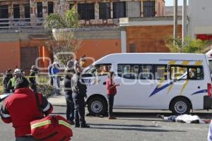 TLAXCALA . ACCIDENTE TRANSPORTE PÚBLICO