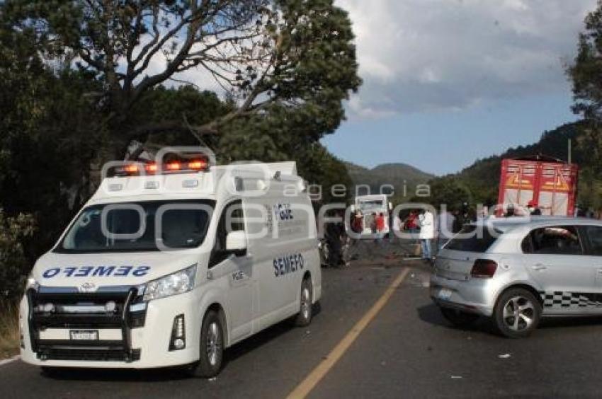 TLAXCALA . ACCIDENTE VIAL