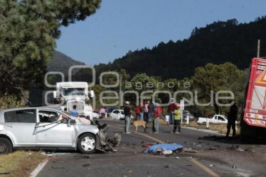 TLAXCALA . ACCIDENTE VIAL