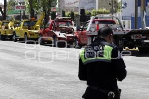 MANIFESTACIÓN OPERADORES DE GRÚAS