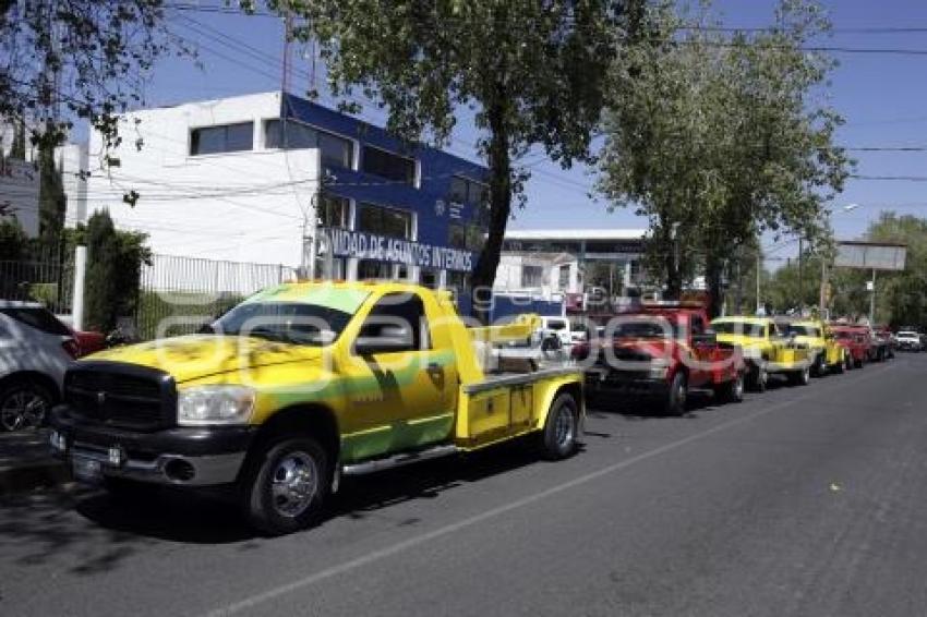 MANIFESTACIÓN OPERADORES DE GRÚAS