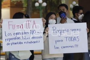 PROTESTA . ESTUDIANTES ITP