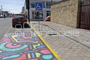 TLAXCALA . MURAL ESTACIONAMIENTO