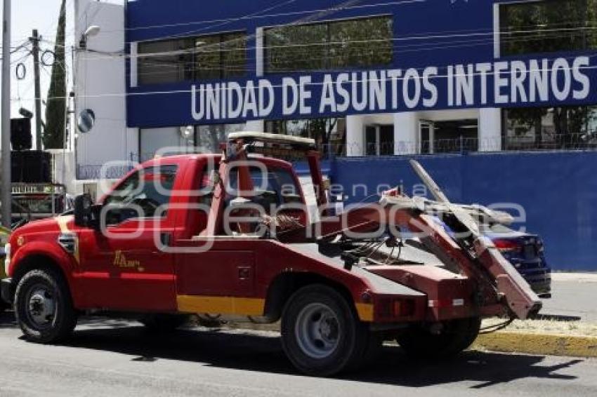 MANIFESTACIÓN OPERADORES DE GRÚAS