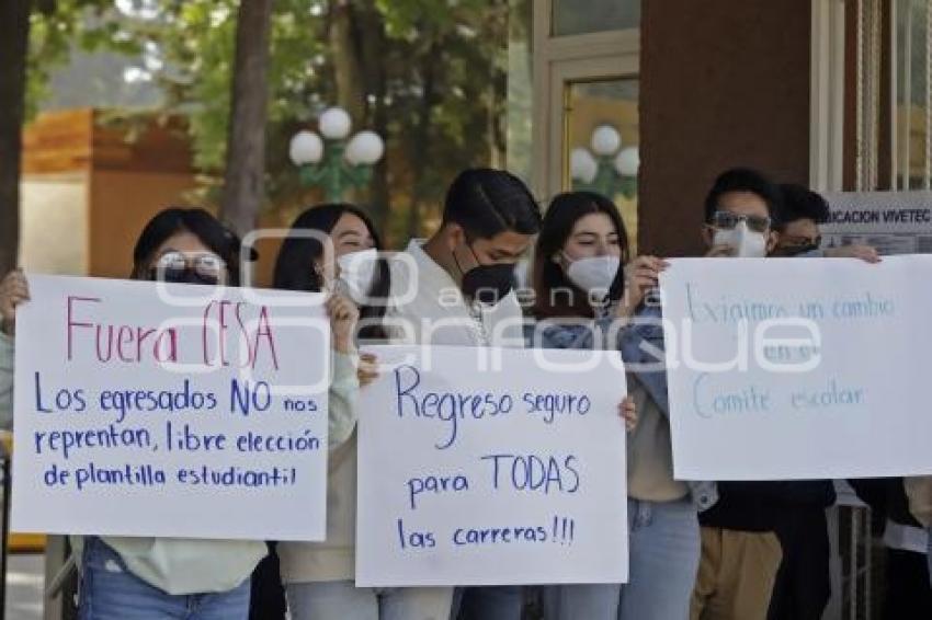 PROTESTA . ESTUDIANTES ITP