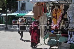 TLAXCALA . ARTESANOS PLAZA XICOHTÉNCATL