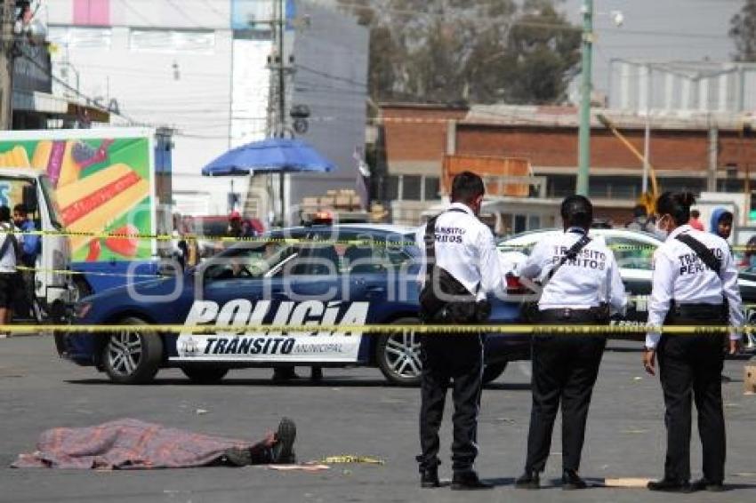 CENTRAL DE ABASTO . ATROPELLADO