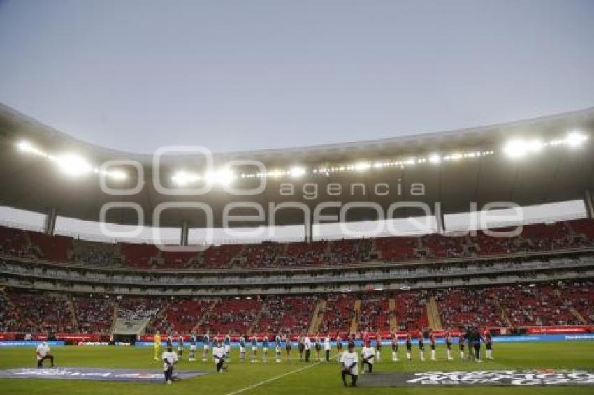 FÚTBOL . CHIVAS VS  CLUB PUEBLA