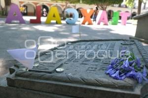 TLAXCALA . PLACA DE HERMANDAD CON UCRANIA 