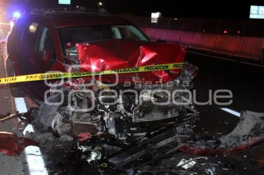 TLAXCALA . ACCIDENTE LIBRAMIENTO APIZACO