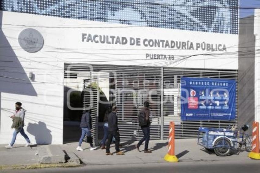 BUAP . REGRESO CLASES ESCALONADAS