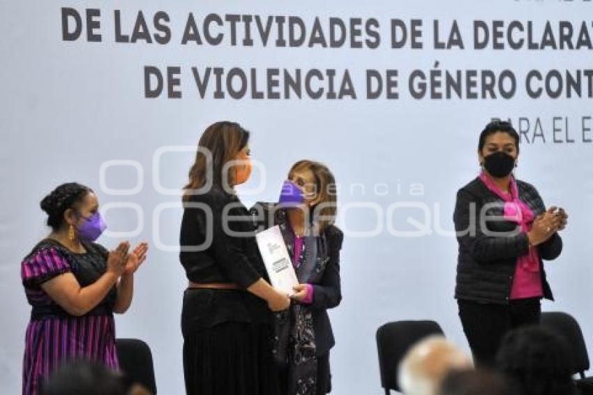 TLAXCALA . INFORME ALERTA DE VIOLENCIA DE GÉNERO