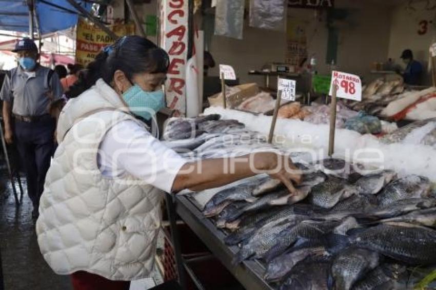 CUARESMA . VENTA DE MARISCOS