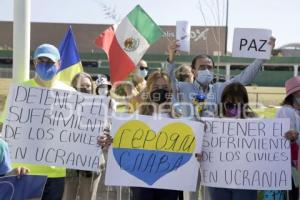 MANIFESTACIÓN . PAZ PARA UCRANIA