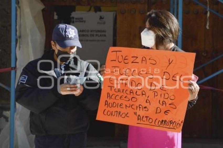 TLAXCALA . PROTESTA ACTIVISTA