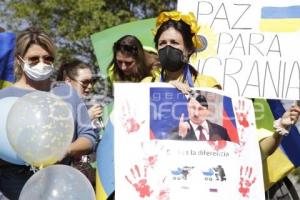 MANIFESTACIÓN . PAZ PARA UCRANIA