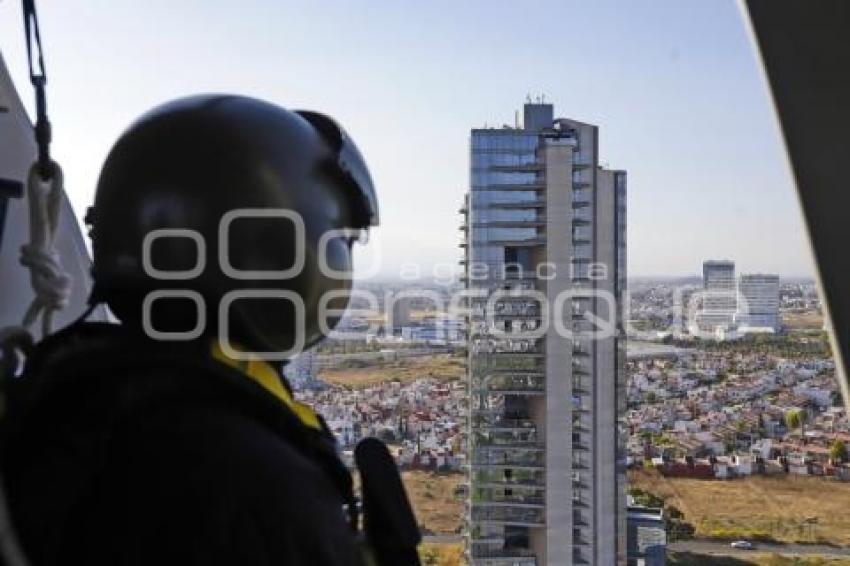 SEGURIDAD . PATRULLAJE HELICÓPTERO