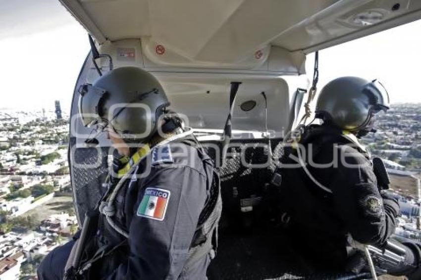 SEGURIDAD . PATRULLAJE HELICÓPTERO