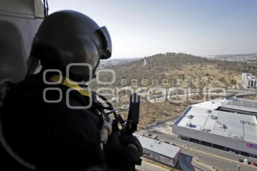 SEGURIDAD . PATRULLAJE HELICÓPTERO