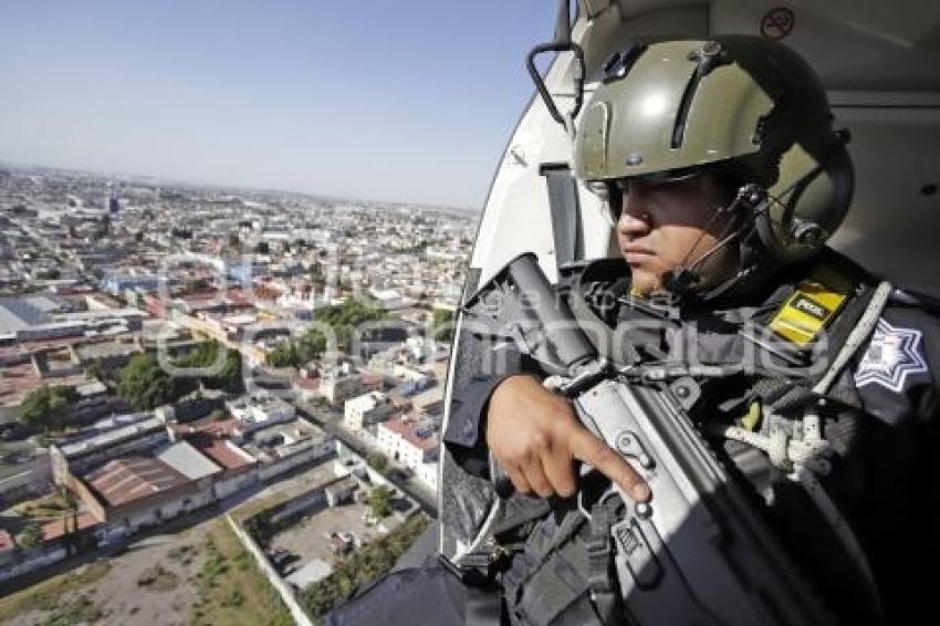 SEGURIDAD . PATRULLAJE HELICÓPTERO